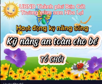 kỹ năng an toàn cho trẻ