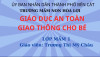 Giáo dục an toàn giao thông cho bé